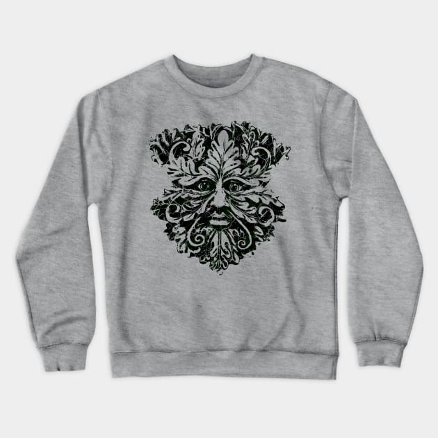 The Green Man Crewneck Sweatshirt by Nartissima